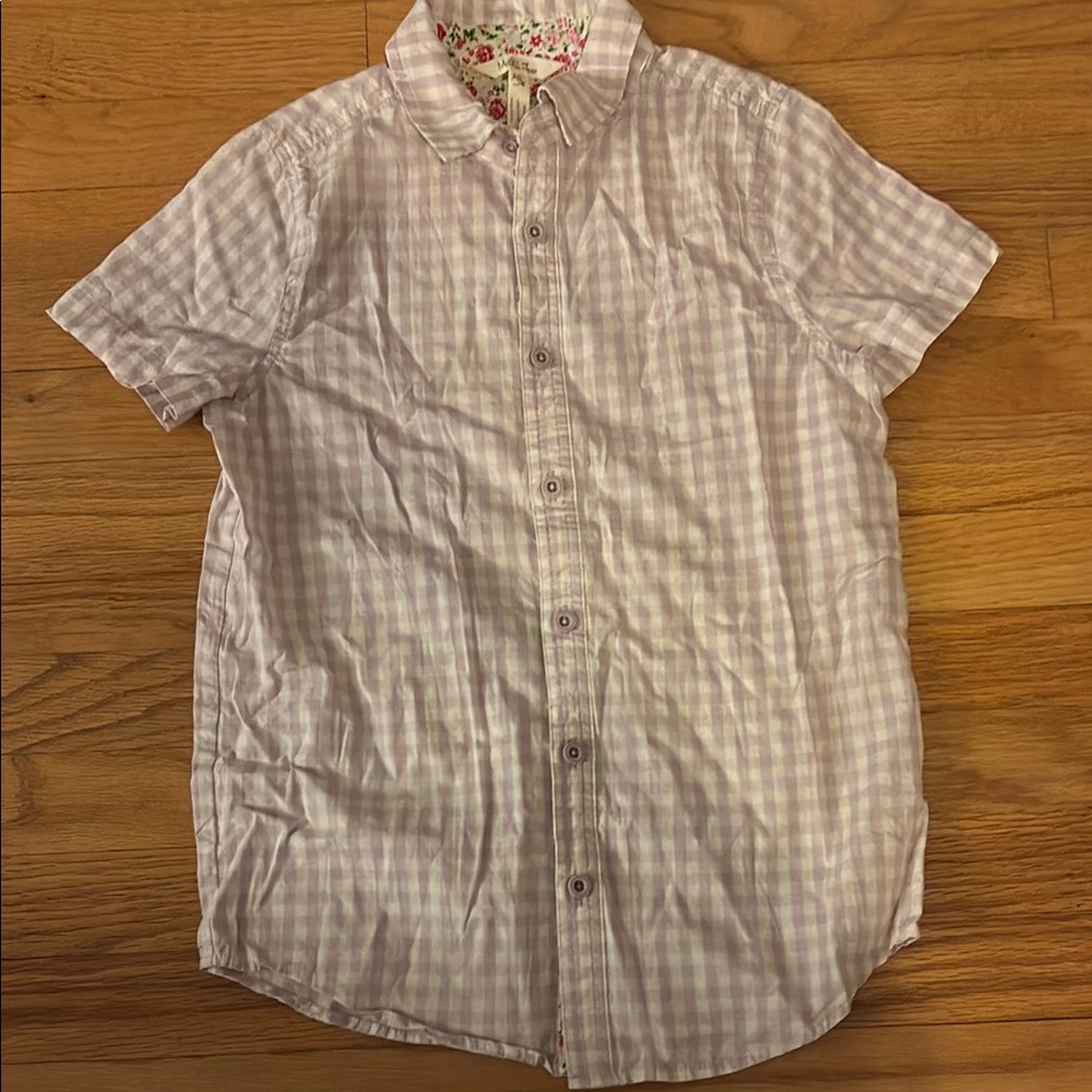 Matilda Jane Boy’s Purple Checkered Shirt
